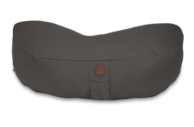 16 cm. meditationspude, skrå halvmåne med boghvede