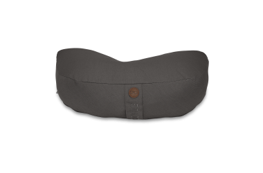 15 cm. Meditationskudde, halvmåne med sned vinkel