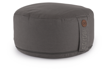 14 cm. rund meditationspude med boghvede