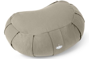 15 cm. meditationspude, halvmåne med spelt