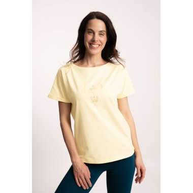EKA PADMA Yoga bluse, Vanilje