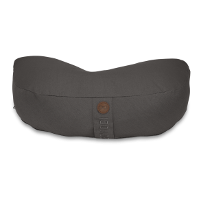 CALM halvmne meditationspude, skr, Dark Grey