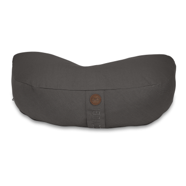 CALM halvmne meditationspude, skr, Dark Grey