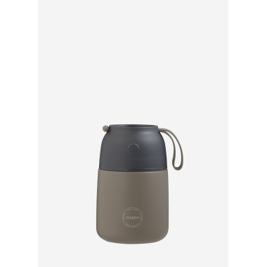 AYA&IDA FOOD'ie termo madbeholder, 500 ml - Driftwood