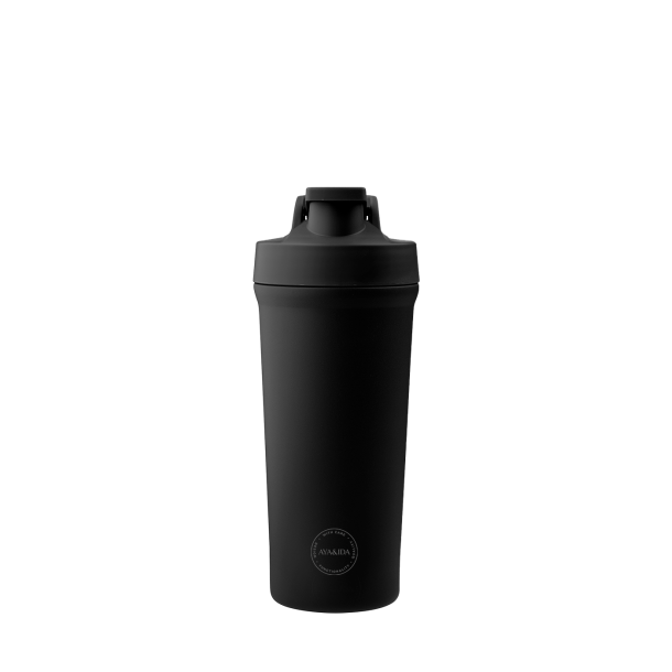 AYA&IDA Shaker Bottle, 750 ml, Matte Black