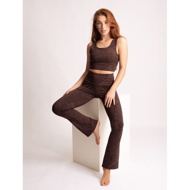 GUNA yoga buxor, ekologisk - Brun