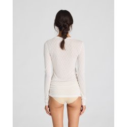 GAI+LISVA  Fermi Silk bluse - Off White