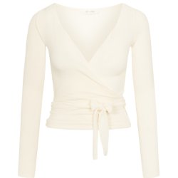 Anne wool sl om bluse - Off white