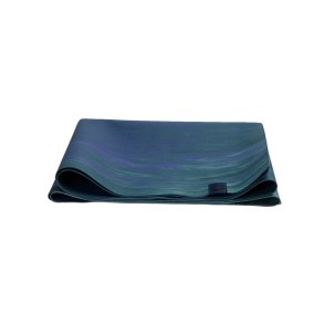 Manduka ekotravel rejse yogamtte 1,5 mm - Blue Toad Marble