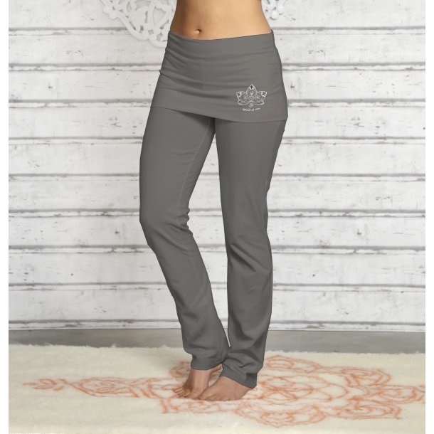 Ooze Ved navn Trolley Økologisk Yoga Buks - Turmalin Grå - Yoga bukser & leggings - Your Yoga Shop