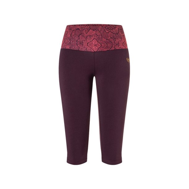 MADHYA MADHU capri legging, Aubergine