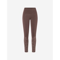 kologisk yoga legging, brun