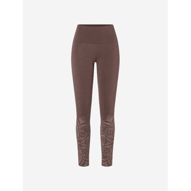 Organic yoga legging, brown