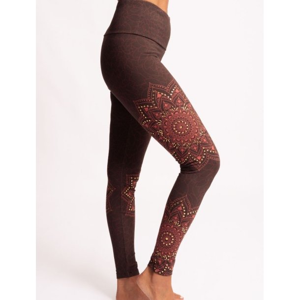 CHAYA yoga legging, kologisk - Brun