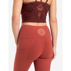 Yoga &amp; Run leggings - Terracotta