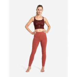 Yoga &amp; Run leggings - Terracotta