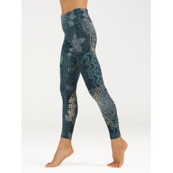 Organic yoga legging MAUI, anthracite by spirit of om