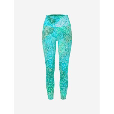 MADHU yoga legging, kologisk - Krystal bl