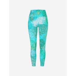 MADHU yoga legging, kologisk - Krystal bl