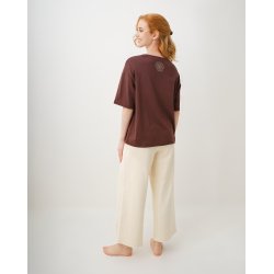 CHANDRA Yoga Blus, Brun