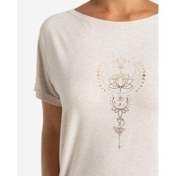 EKA PADMA Yoga Bluse, natur