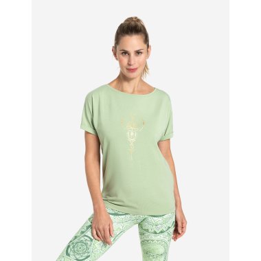 EKA PADMA Yoga Bluse, matcha