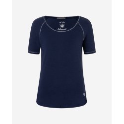 Raglan yoga bluse - Mrk bl