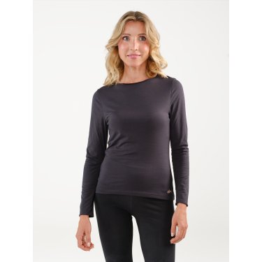 ATMA Yoga Blus, ekologisk - Anthracit