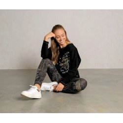 MAUI yoga legging, kologisk - Sort