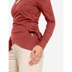ABALA yoga sl om bluse - terracotta