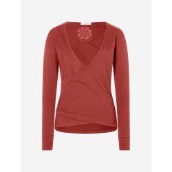 ABALA yoga sl om bluse - terracotta