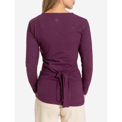 ABALA yoga sl om bluse - Violet