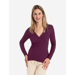 ABALA yoga sl om bluse - Violet