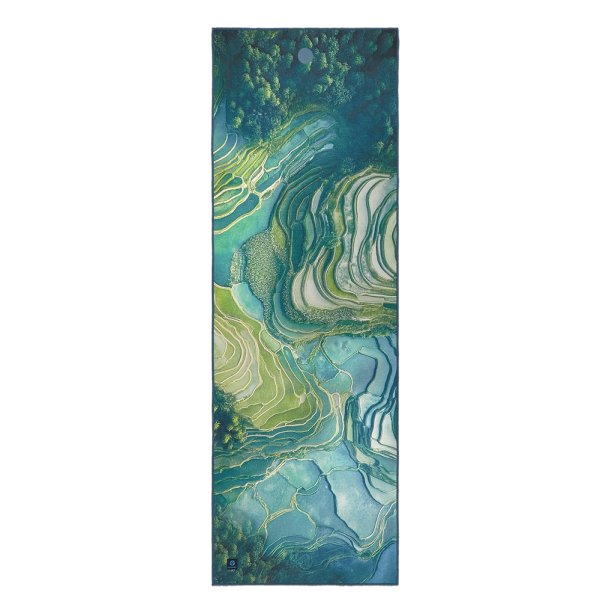 Manduka Yogitoes yoga mat towel, Estuary