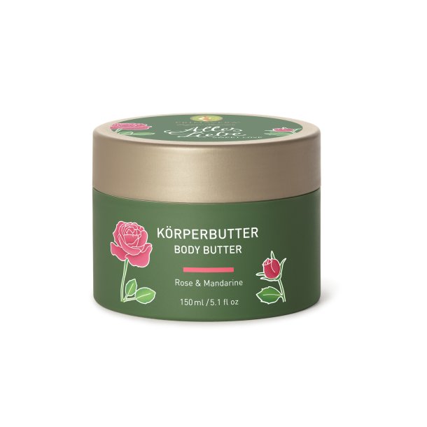 Primavera Ekologisk Body butter, Ros &amp; mandarin