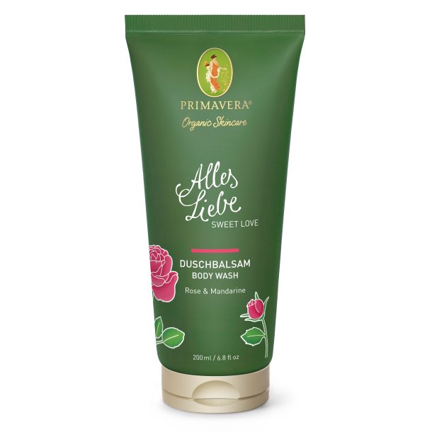 Primavera Ekologisk Body wash, Ros &amp; Mandarin
