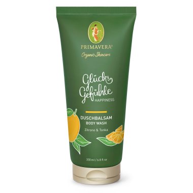 Primavera kologisk Body wash, Citron & Tonka