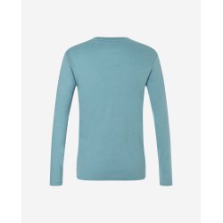 Herre yoga T-shirt, lange rmer - Bl