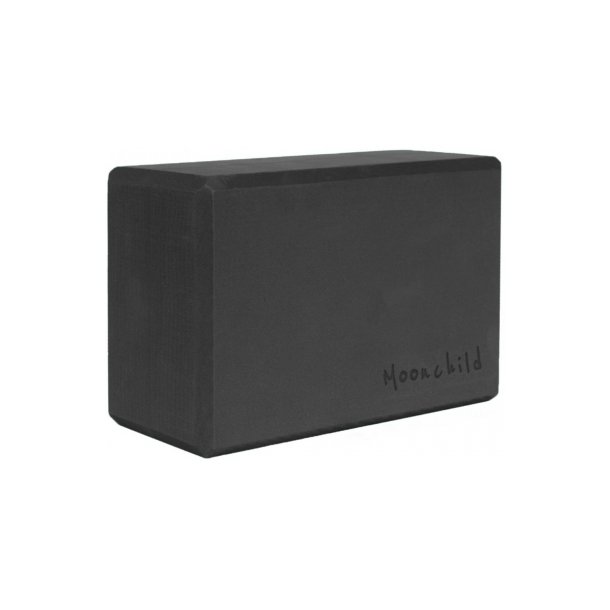 Moonchild Yoga block, Recycled Foam - Onyx Black