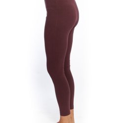 Yogamii LILY yoga legging, �kologisk - Dark Plum