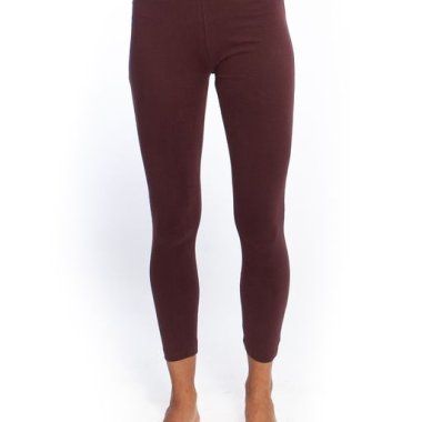 Yogamii LILY yoga legging, �kologisk - Dark Plum