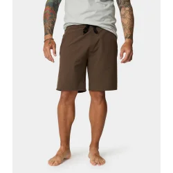 Manduka CNTR herre yoga shorts, Dark Earth