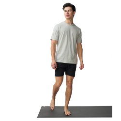 Manduka TADASANA herre yoga T-shirt, Avian