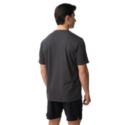 Manduka TADASANA herre yoga T-shirt, Phantom
