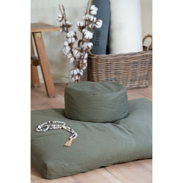 GOYOGI meditation mat 7,5 cm, Dark Olive