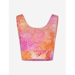 MADHU crop top, kologisk - Fucsia