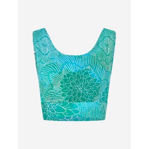 MADHU crop top, kologisk - Krystal bl