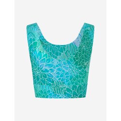 MADHU crop top, kologisk - Krystal bl