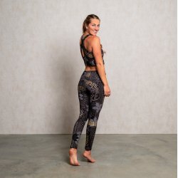 MAUI yoga legging, kologisk - Sort