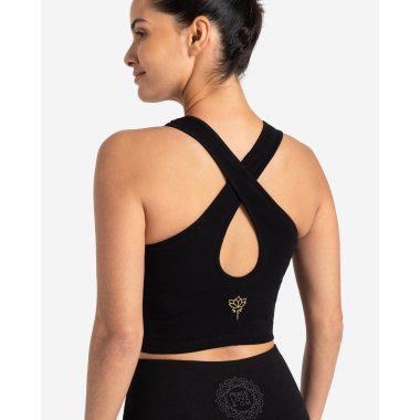 kologisk Yoga Sports BH - Sort 